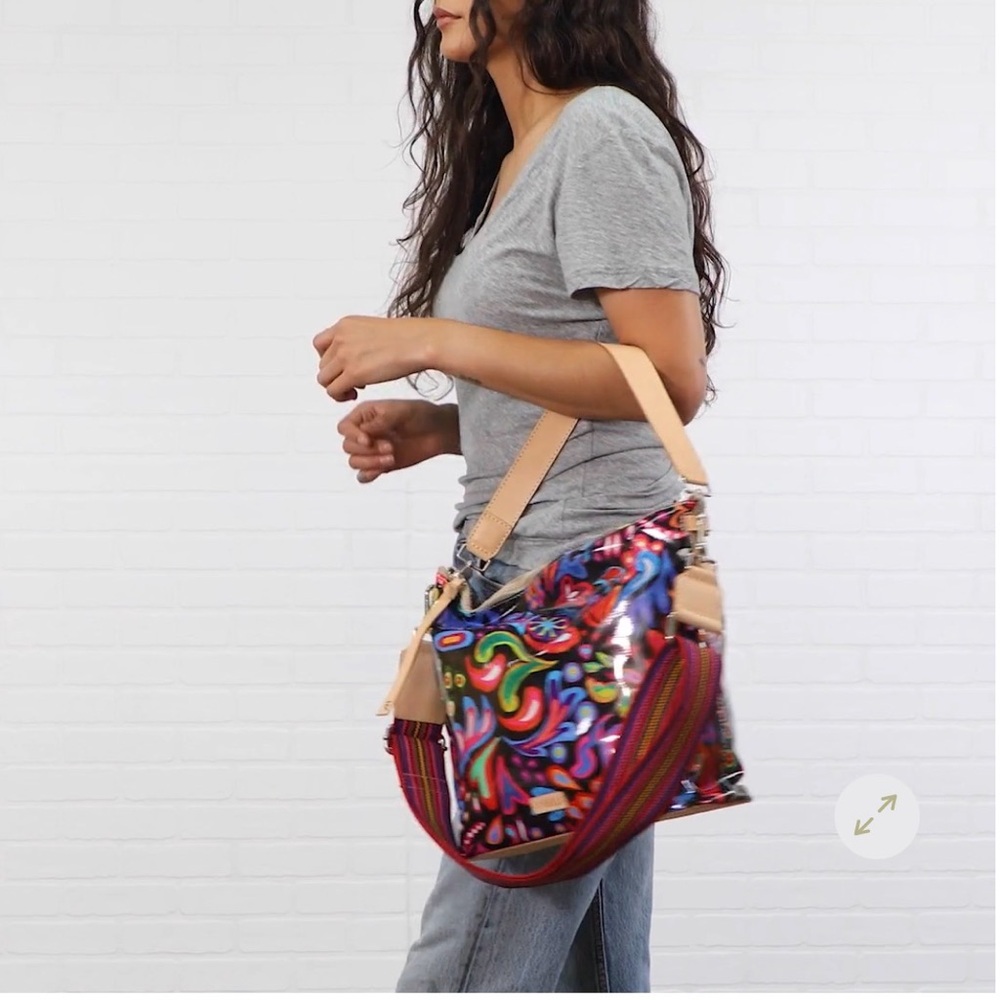 Consuela Sophie Multicolored Hobo Crossbody Bag - Picture 4 of 16